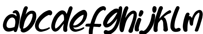 funtime Italic Font LOWERCASE
