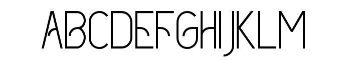 ganilo-Regular Font UPPERCASE