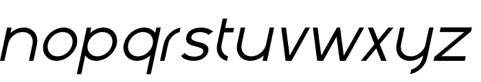 garuh Italic Font LOWERCASE