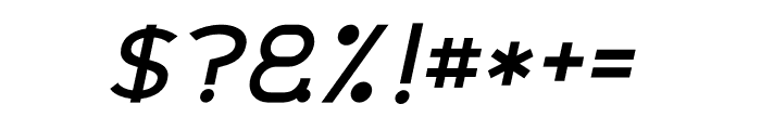 garuh Semi-bold-Italic Font OTHER CHARS