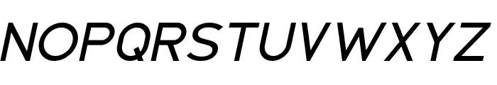garuh Semi-bold-Italic Font UPPERCASE