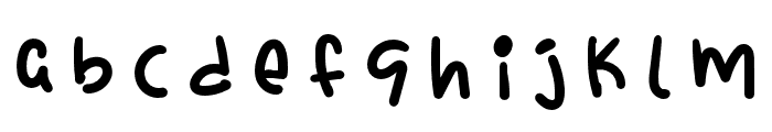 gedrix-Regular Font LOWERCASE