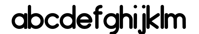 ginger ExtraBold Font LOWERCASE