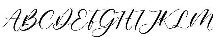 girly Font UPPERCASE