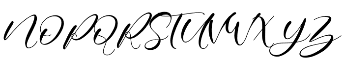 girly Font UPPERCASE