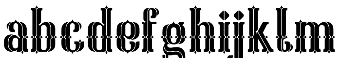 gladhyte Font LOWERCASE