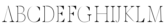glamour luxury Thin Font UPPERCASE