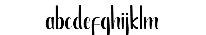 gletaly serif Font LOWERCASE