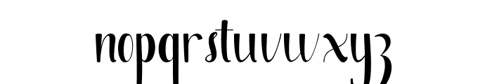 gletaly serif Font LOWERCASE