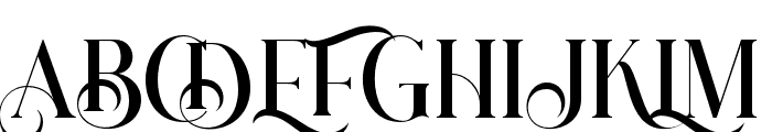 glimmeroflight-Regular Font UPPERCASE