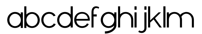 global Regular Font LOWERCASE