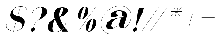 gramling-Italic Font OTHER CHARS