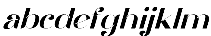 gramling-Italic Font LOWERCASE