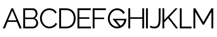 granger-Regular Font UPPERCASE