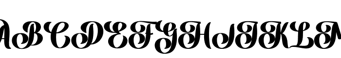 gusty Font UPPERCASE