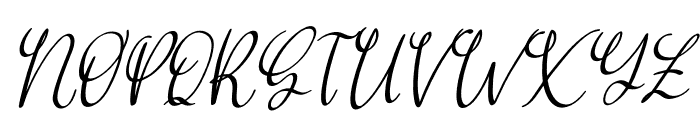 hafizah Italic Font UPPERCASE