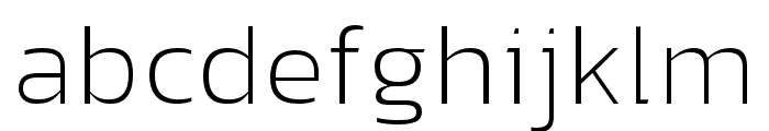 hailey-Thin Font LOWERCASE