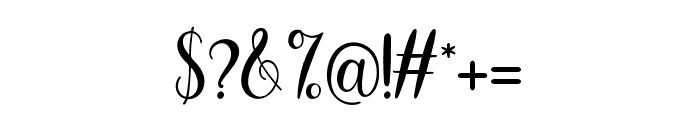 hamedascript Font OTHER CHARS
