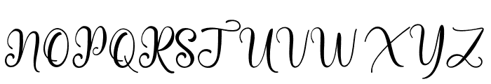hamedascript Font UPPERCASE