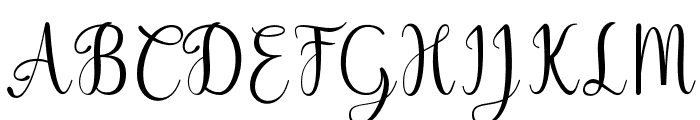 handletteringmaksima-Regular Font UPPERCASE