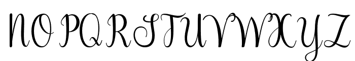 handletteringmaksima-Regular Font UPPERCASE