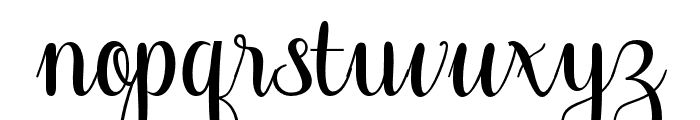 handletteringmaksima-Regular Font LOWERCASE