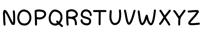handwrittenpoppa01 Font UPPERCASE