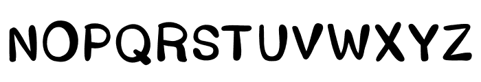 handwrittenpoppa02 Font UPPERCASE
