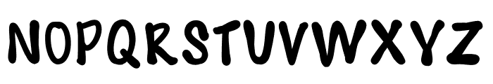 handwrittenpoppa03 Font UPPERCASE