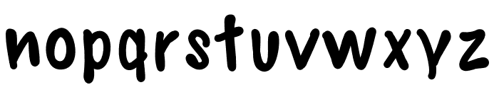 handwrittenpoppa03 Font LOWERCASE