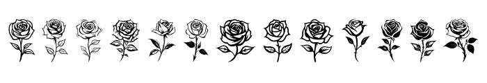 happyrose Regular Font LOWERCASE