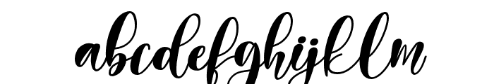 heartberry-Italic Font LOWERCASE