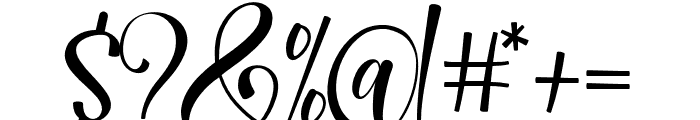 hegilia-Regular Font OTHER CHARS
