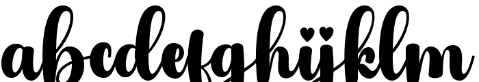 hello sophi Regular Font LOWERCASE