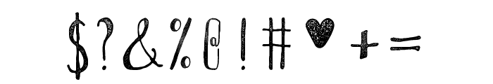 hg-threadbear Font OTHER CHARS