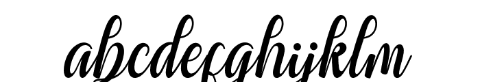 hinonagata-Regular Font LOWERCASE