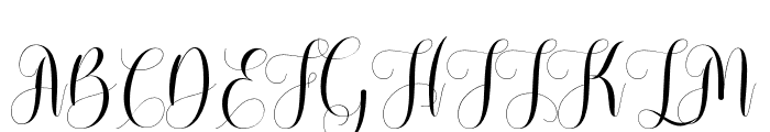 holiedarling Font UPPERCASE