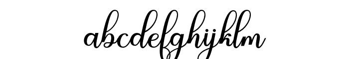 holly christmas Regular Font LOWERCASE