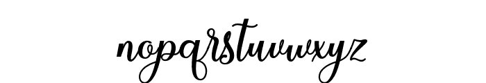 holly christmas Regular Font LOWERCASE