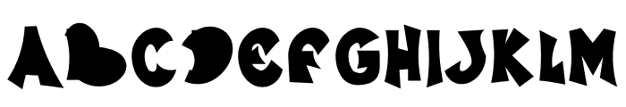 horuren Font LOWERCASE