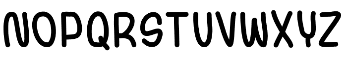 hughug first Font UPPERCASE