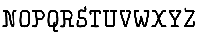 hughug square Font UPPERCASE