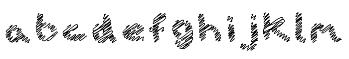 iScribble Regular Font LOWERCASE
