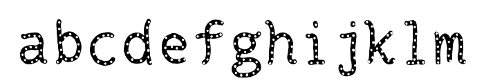 ifont Dotted Font LOWERCASE