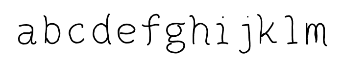 ifont Font LOWERCASE