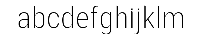 juit-Thin Font LOWERCASE
