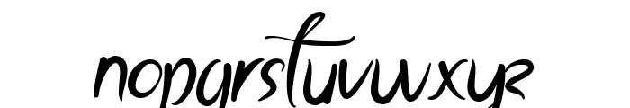 justice Love Font LOWERCASE