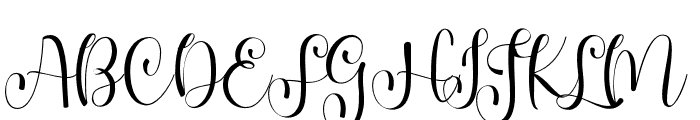 kagure-Regular Font UPPERCASE