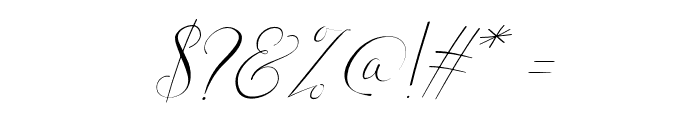 kemayu-Italic Font OTHER CHARS