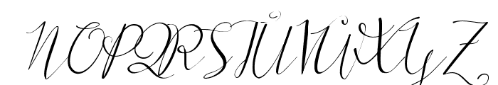 kemayu-Italic Font UPPERCASE
